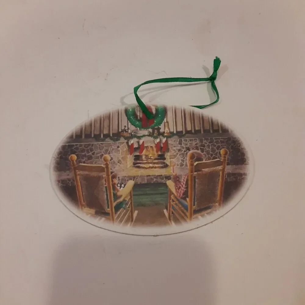 Vintage Cardboard Stock Christmas Trio Ornaments